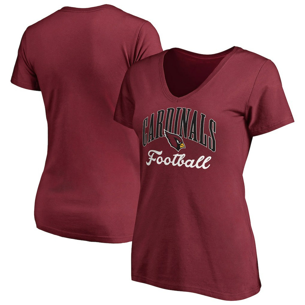 Arizona Cardinals Women's Victory Script V-Neck T-Shirt | NFL Discount