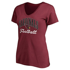 Arizona Cardinals Women's Victory Script V-Neck T-Shirt | NFL Discount