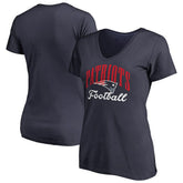 New England Patriots Women's Victory Script V-Neck T-Shirt | NFL Near me