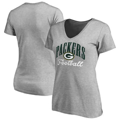 Green Bay Packers Women's Victory Script V-Neck T-Shirt | NFL Outlet