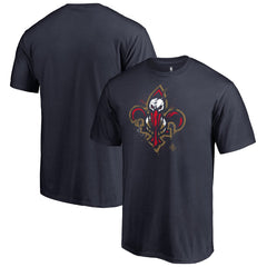 Navy New Orleans Pelicans Splatter Logo T-Shirt | NBA