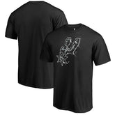 Black San Antonio Spurs Splatter Logo T-Shirt | NBA