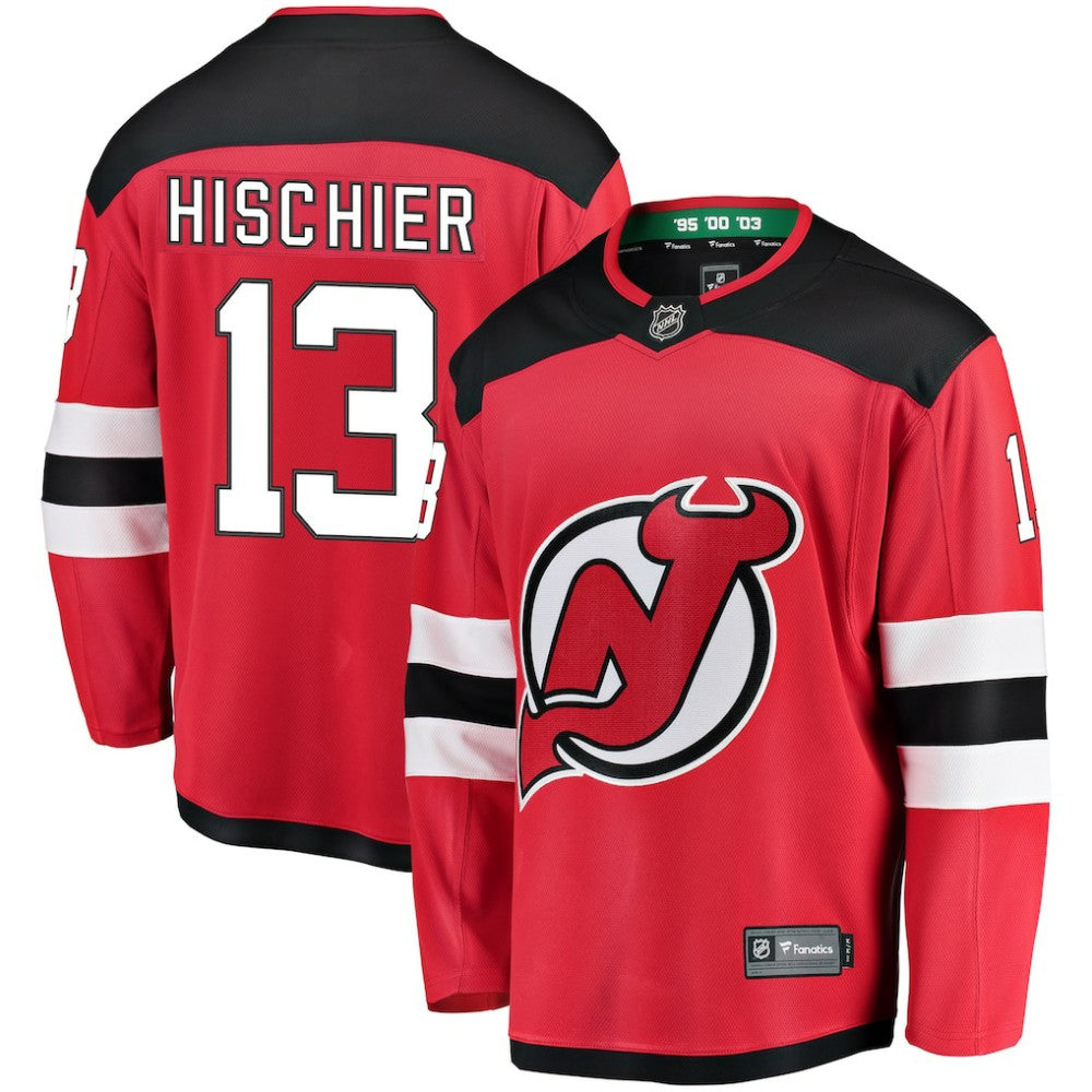 Nico Hischier New Jersey Devils Fanatics Youth Home Breakaway Player Jersey - NHL Jerseys