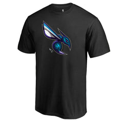 Black Charlotte Hornets Midnight Mascot T-Shirt | NBA
