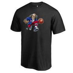 Black Philadelphia 76ers Midnight Mascot 2 T-Shirt | NBA