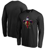 Black New Orleans Pelicans Midnight Mascot Long Sleeve T-Shirt | NBA