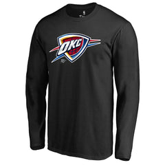 Black Oklahoma City Thunder Midnight Mascot Long Sleeve T-Shirt | NBA