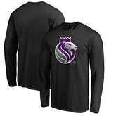 Black Sacramento Kings Midnight Mascot Long Sleeve T-Shirt | NBA