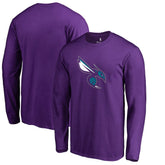 Purple Charlotte Hornets Alternate Logo Long Sleeve T-Shirt | NBA