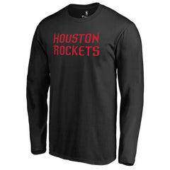 Black Houston Rockets Alternate Logo Long Sleeve T-Shirt | NBA