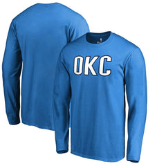 Blue Oklahoma City Thunder Alternate Logo Long Sleeve T-Shirt | NBA