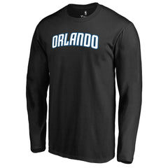 Black Orlando Magic Alternate Logo Long Sleeve T-Shirt | NBA