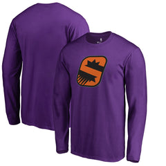 Purple Phoenix Suns Alternate Logo Long Sleeve T-Shirt | NBA