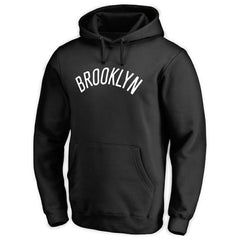 Black Brooklyn Nets Wordmark Pullover Hoodie | NBA