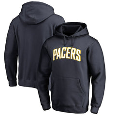 Navy Indiana Pacers Wordmark Pullover Hoodie | NBA