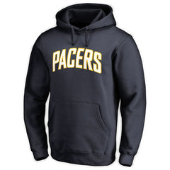 Navy Indiana Pacers Wordmark Pullover Hoodie | NBA