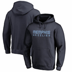 Navy Memphis Grizzlies Wordmark Pullover Hoodie | NBA