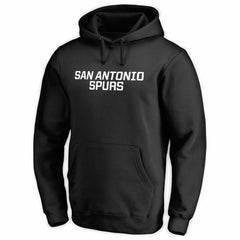 Black San Antonio Spurs Wordmark Pullover Hoodie | NBA