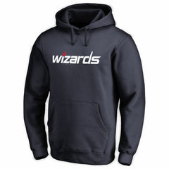 Navy Washington Wizards Wordmark Pullover Hoodie | NBA