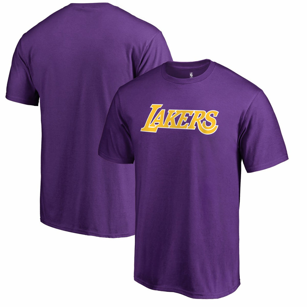 Purple Los Angeles Lakers Primary Wordmark T-Shirt | NBA