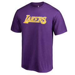 Purple Los Angeles Lakers Primary Wordmark T-Shirt | NBA