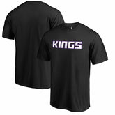 Black Sacramento Kings Primary Wordmark T-Shirt | NBA