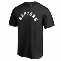 Black Toronto Raptors Primary Wordmark T-Shirt | NBA