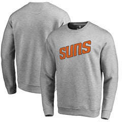Heathered Gray Phoenix Suns Wordmark Pullover Sweatshirt | NBA