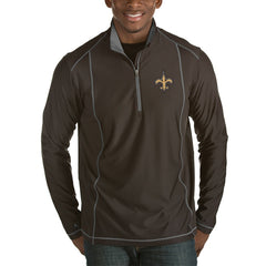 New Orleans Saints Antigua Tempo Half-Zip Pullover Jacket | NFL Near me