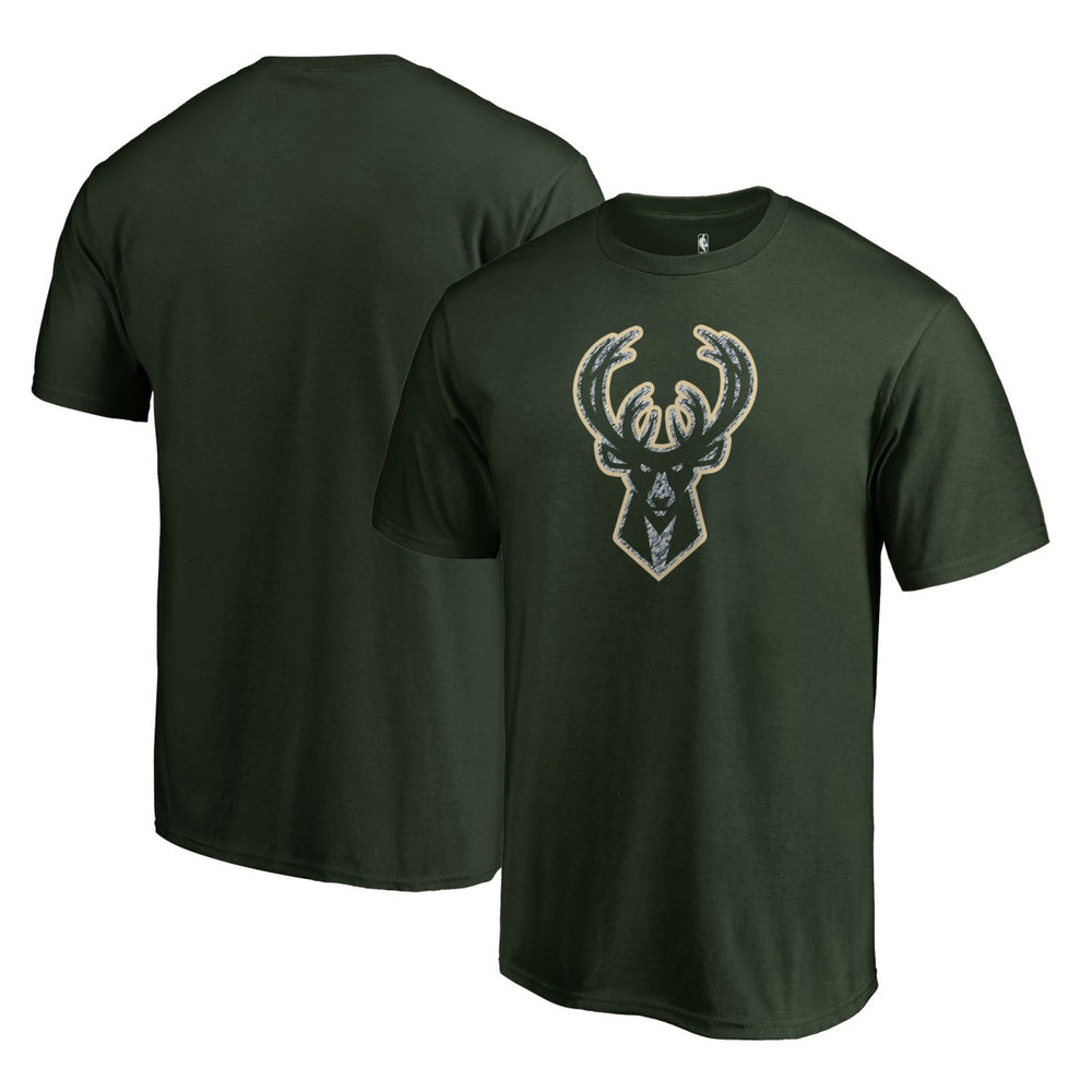 Green Milwaukee Bucks Static Logo T-Shirt | NBA