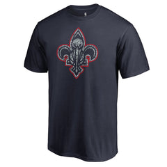 Navy New Orleans Pelicans Static Logo T-Shirt | NBA