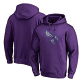 Purple Charlotte Hornets Static Logo Pullover Hoodie | NBA