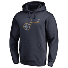 Navy Utah Jazz Static Logo Pullover Hoodie | NBA
