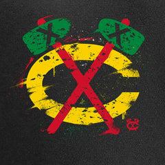 Chicago Blackhawks Splatter Logo T-Shirt - NHL T-shirts