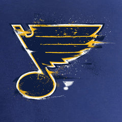 St. Louis Blues Women's Splatter Logo V-Neck T-Shirt - NHL T-shirts