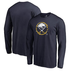 Buffalo Sabres Splatter Logo Long Sleeve T-Shirt - NHL T-shirts