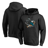 San Jose Sharks Splatter Logo Pullover Hoodie - NHL Hoodies