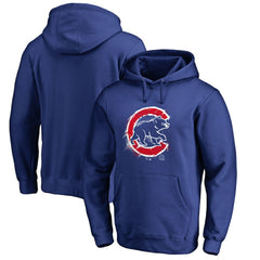 Chicago Cubs Splatter Logo Pullover Hoodie - MLB Hoodies