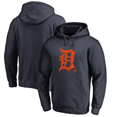Detroit Tigers Splatter Logo Pullover Hoodie - MLB Hoodies