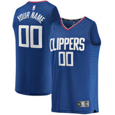 Icon Edition LA Clippers Fast Break Custom Replica Jersey Royal | NBA