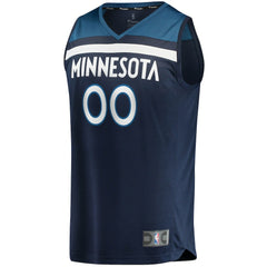 Icon Edition Minnesota Timberwolves Fast Break Custom Replica Jersey Navy | NBA