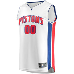 Association Edition Detroit Pistons Fast Break Custom Replica Jersey White sale | NBA