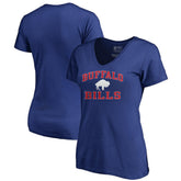 Buffalo Bills Women's Vintage Collection Victory Arch V-Neck T-Shirt | NFL Hot