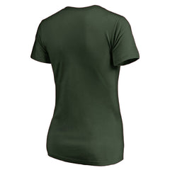 Green Bay Packers Women's Vintage Collection Victory Arch V-Neck T-Shirt | NFL US