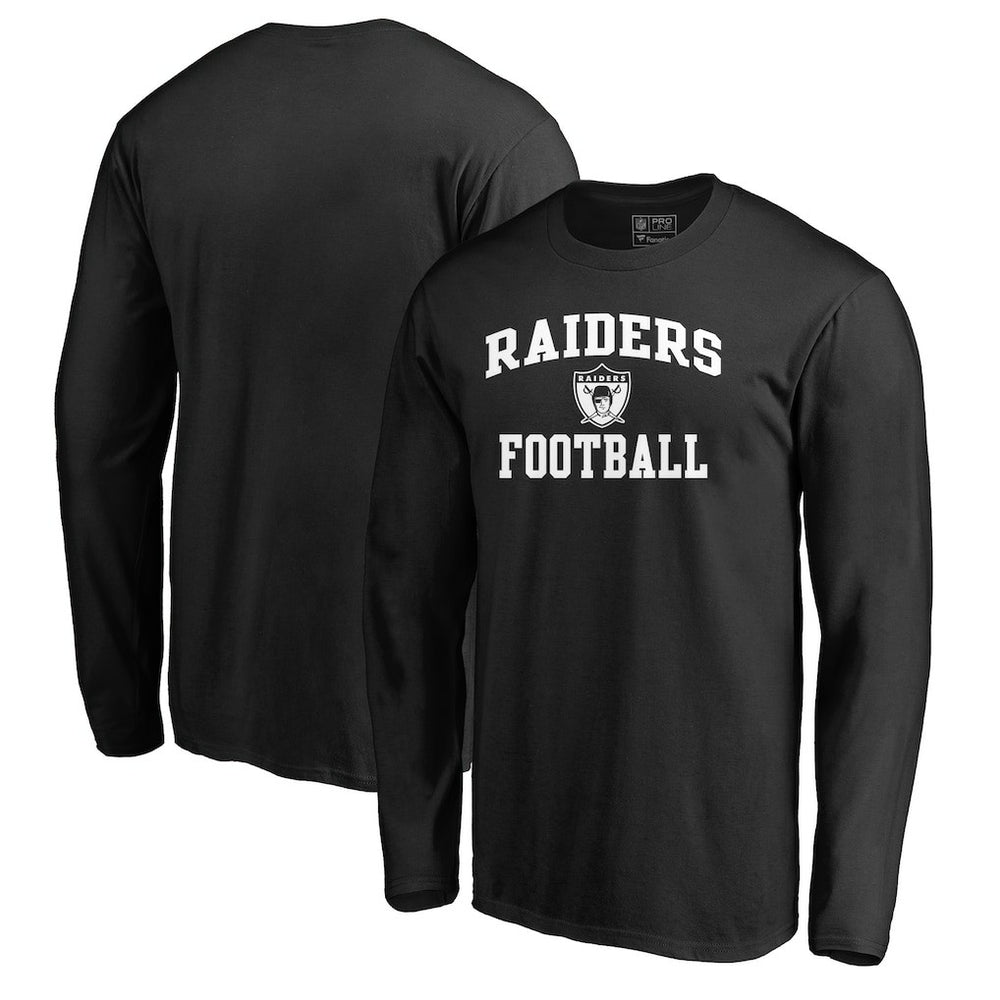 Las Vegas Raiders Vintage Collection Victory Arch Long Sleeve T-Shirt | NFL Discount