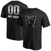 Las Vegas Raiders Personalized Midnight Mascot T-Shirt | NFL Outlet