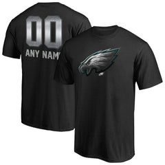 Philadelphia Eagles Personalized Midnight Mascot T-Shirt | NFL New