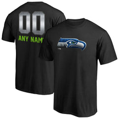 Seattle Seahawks Personalized Midnight Mascot T-Shirt | NFL Hot
