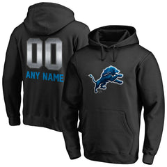Detroit Lions Personalized Midnight Mascot Pullover Hoodie | NFL Online