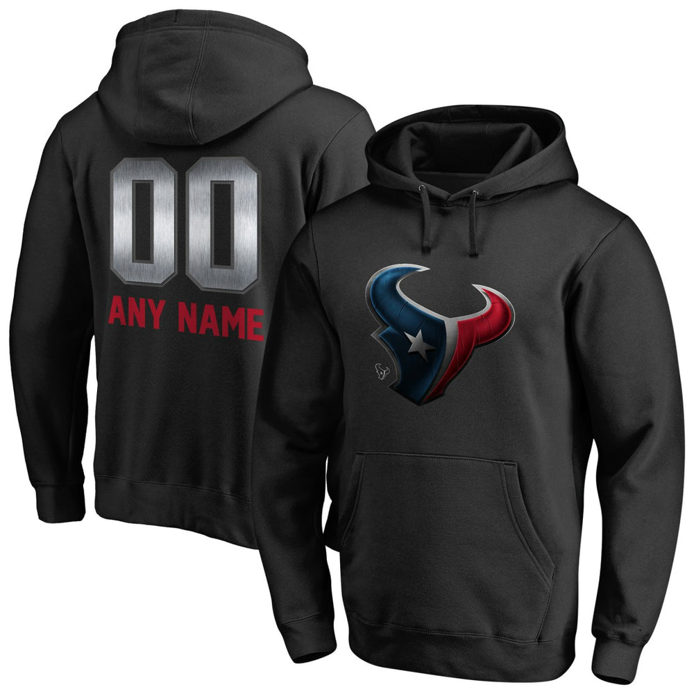 Houston Texans Personalized Midnight Mascot Pullover Hoodie | NFL Near me
